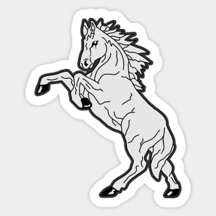 Standing Horse Sticker